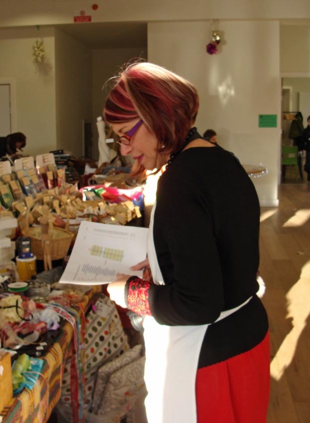 The Queen of the Rag Market - our wonderful organiser, Vanessa.